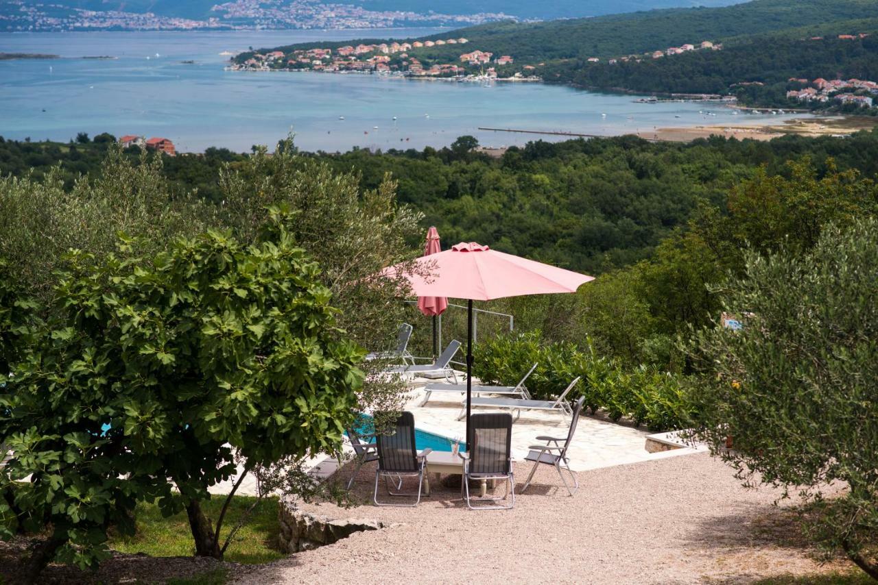 Holiday House Rosalia With Seaview And Swimming Pool Suzan Eksteriør billede